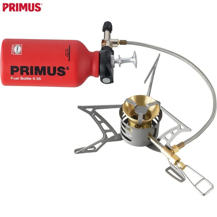Primus Omnilite Ti Stove Including Fuel Bottle, Heat Reflector & Windscreen