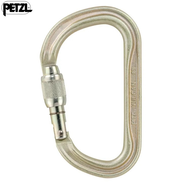 Petzl Vulcan High Strength Steel Carabiner Screw Lock