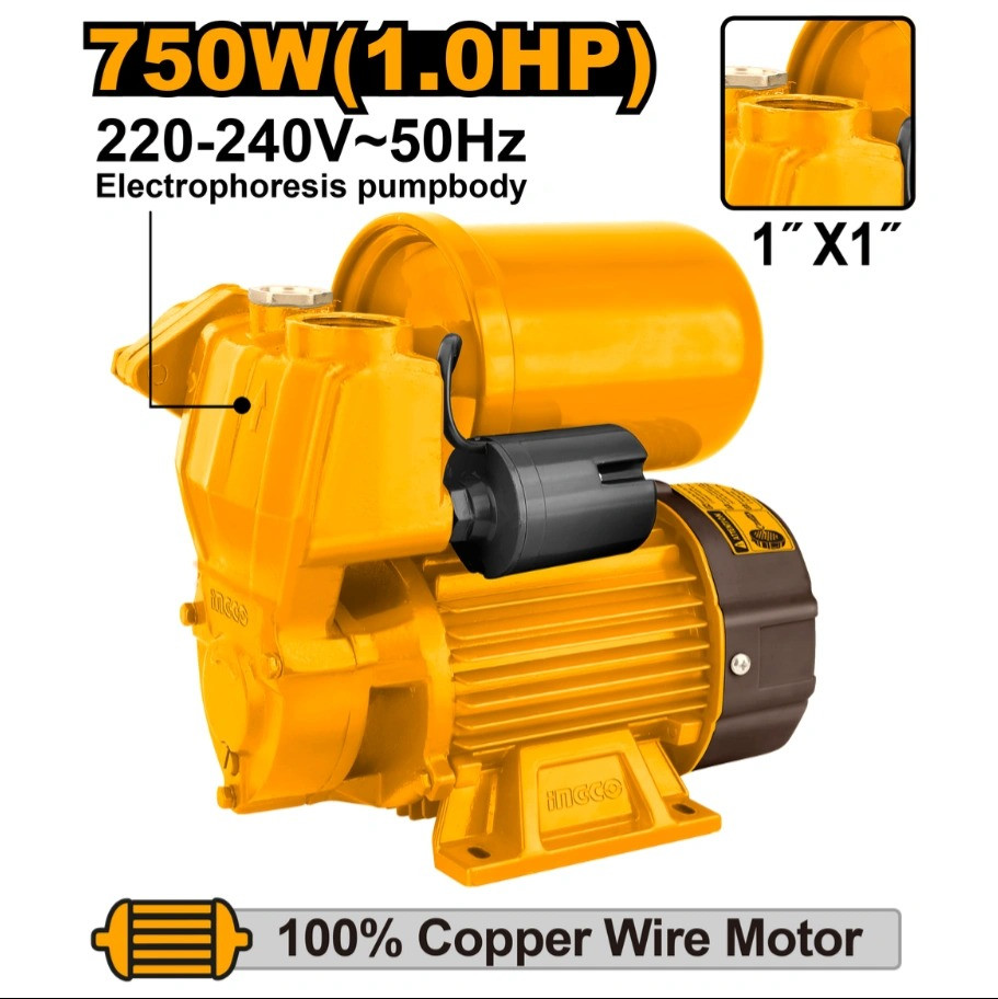 Ingco 750W Water Pump VPA7508