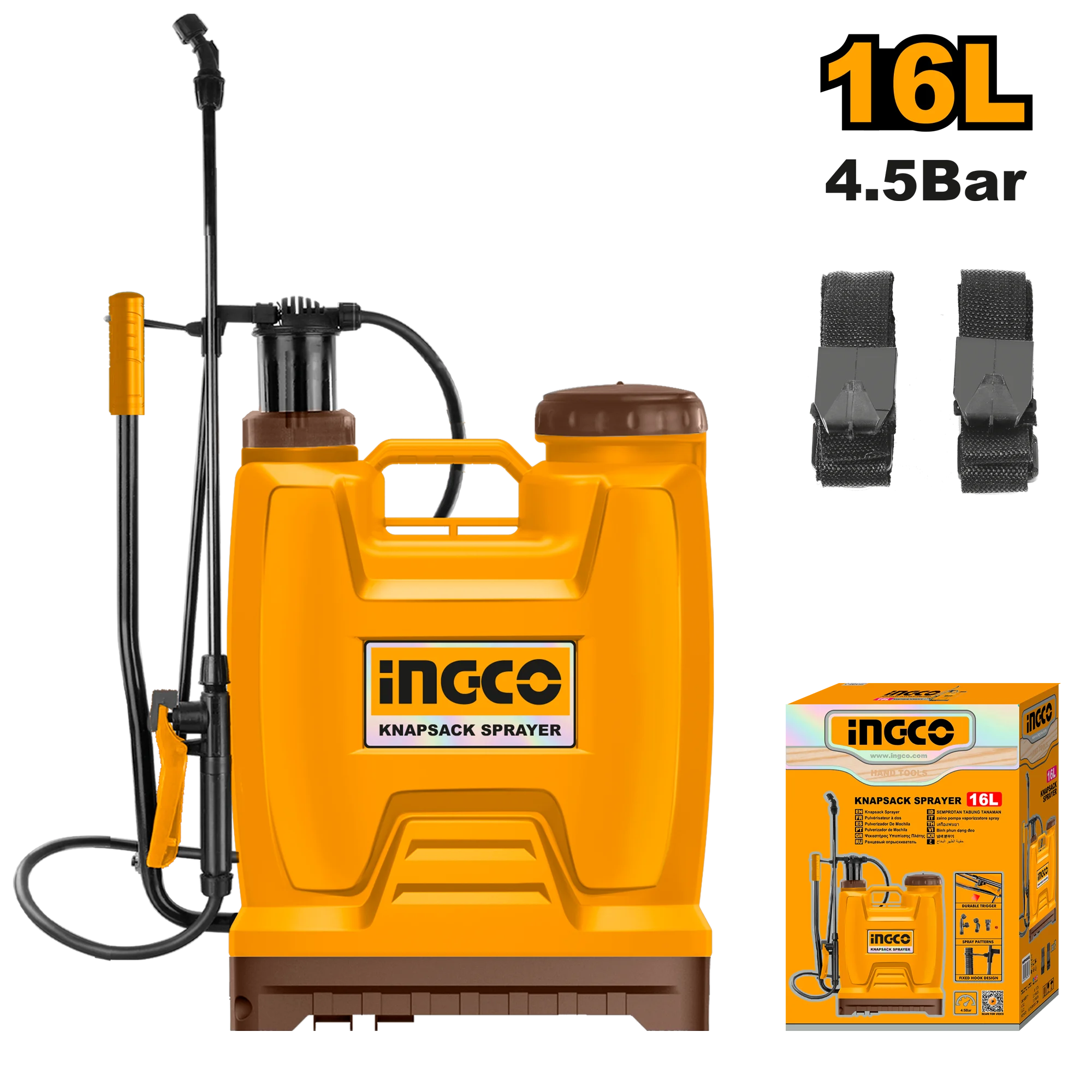 Ingco 16L Knapsack Sprayer HSPP41602
