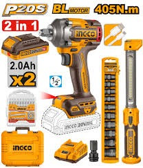 Ingco Cordless 2 pcs Combo Kit COSLI23056
