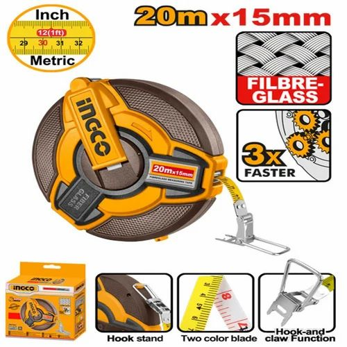 Ingco Fibreglass Measuring Tape HFMT1820