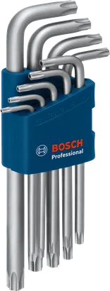 Bosch 9pcs Torx Allen Key Set 1600 A01 TH4