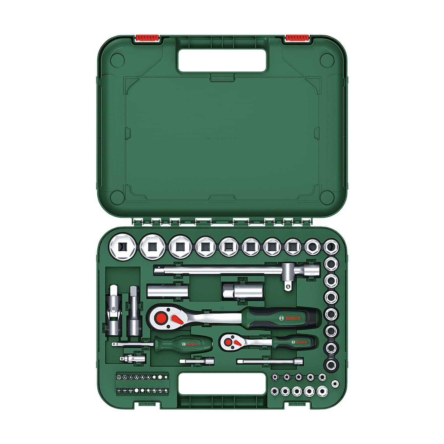 Bosch 57pcs 1/2" Ratchet Set 1600 A02 Z9G