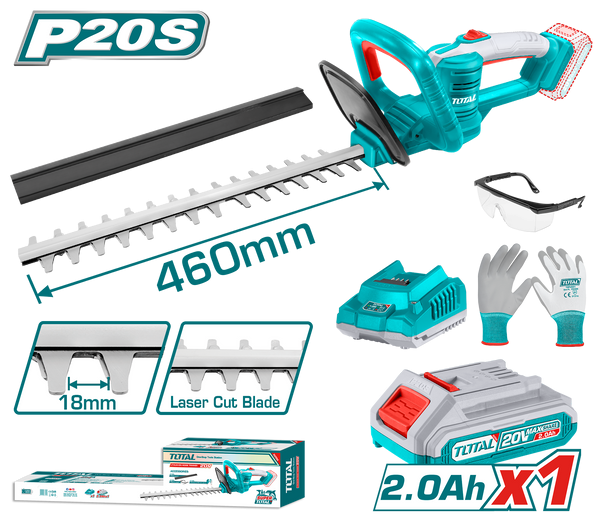 Total 20V Lithium-Ion Hedge Trimmer THTLI20461