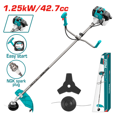 Total Gasoline Grass Trimmer and Brush Cutter TP5434411