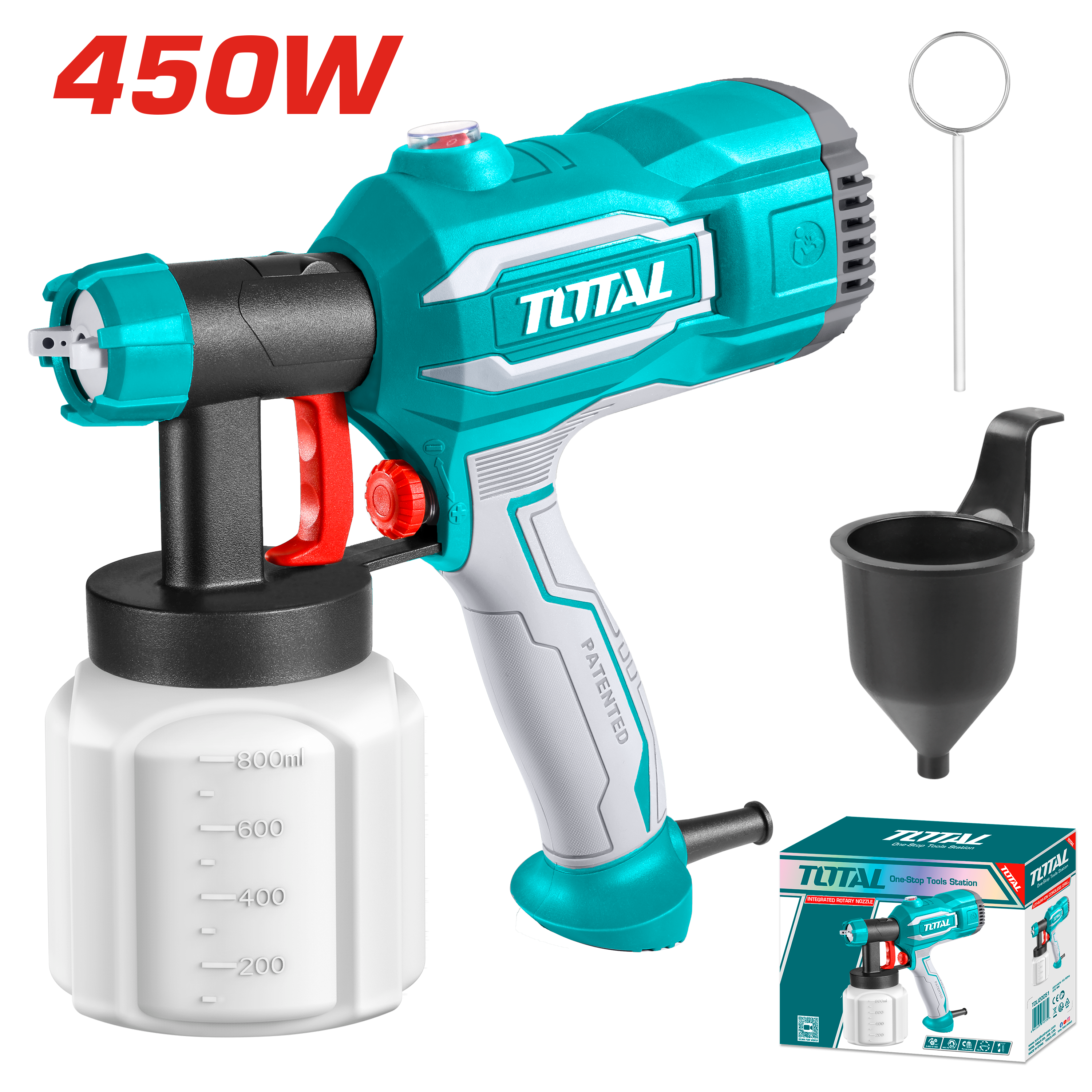 Total 450 Watt Spray Gun TT3506