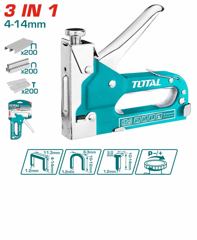 Total 3 in 1 Staple Gun THT31143