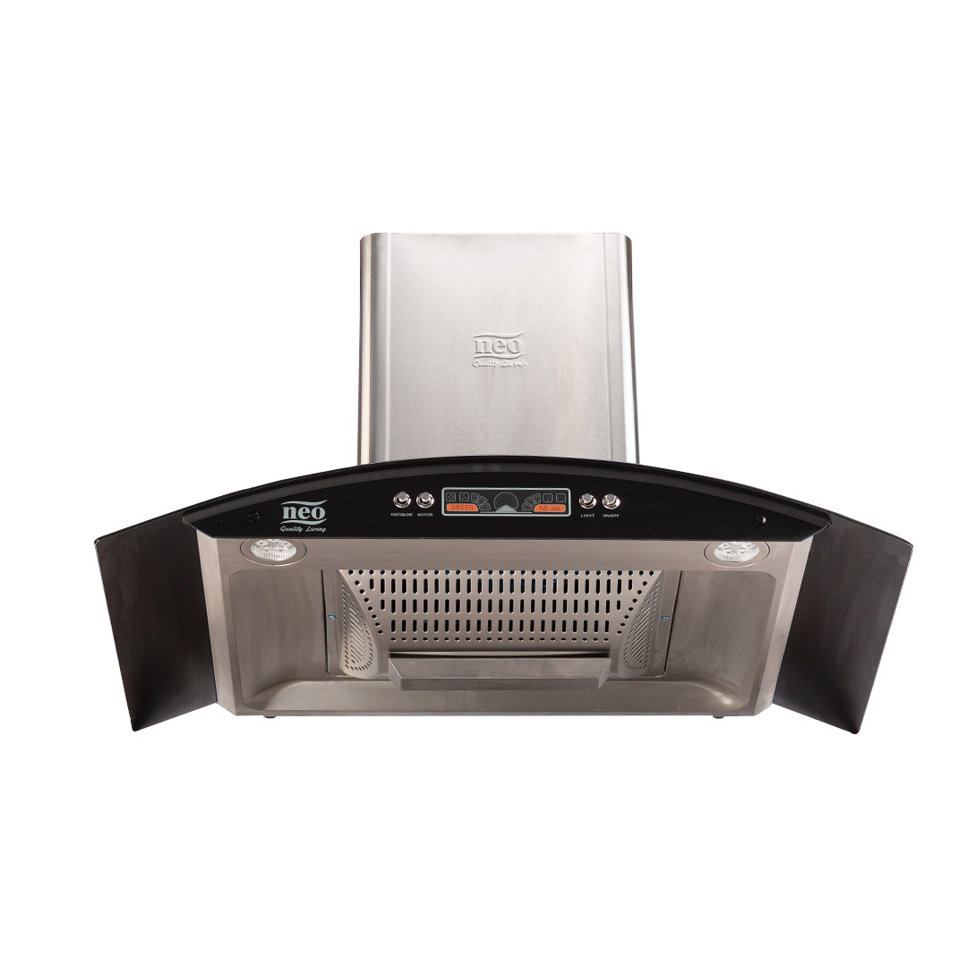 Neo 90cm Glass Hood Digital Chimney