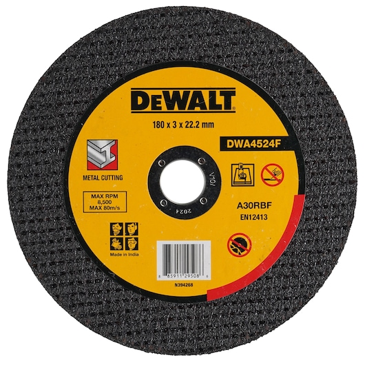 Dewalt DWA4524F Metal Cutting Wheel 7 Inch