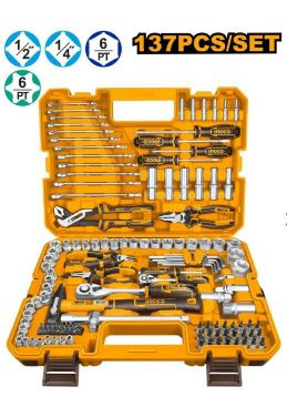 INGCO 137‑Piece Combination Tools Set HKTHP21371