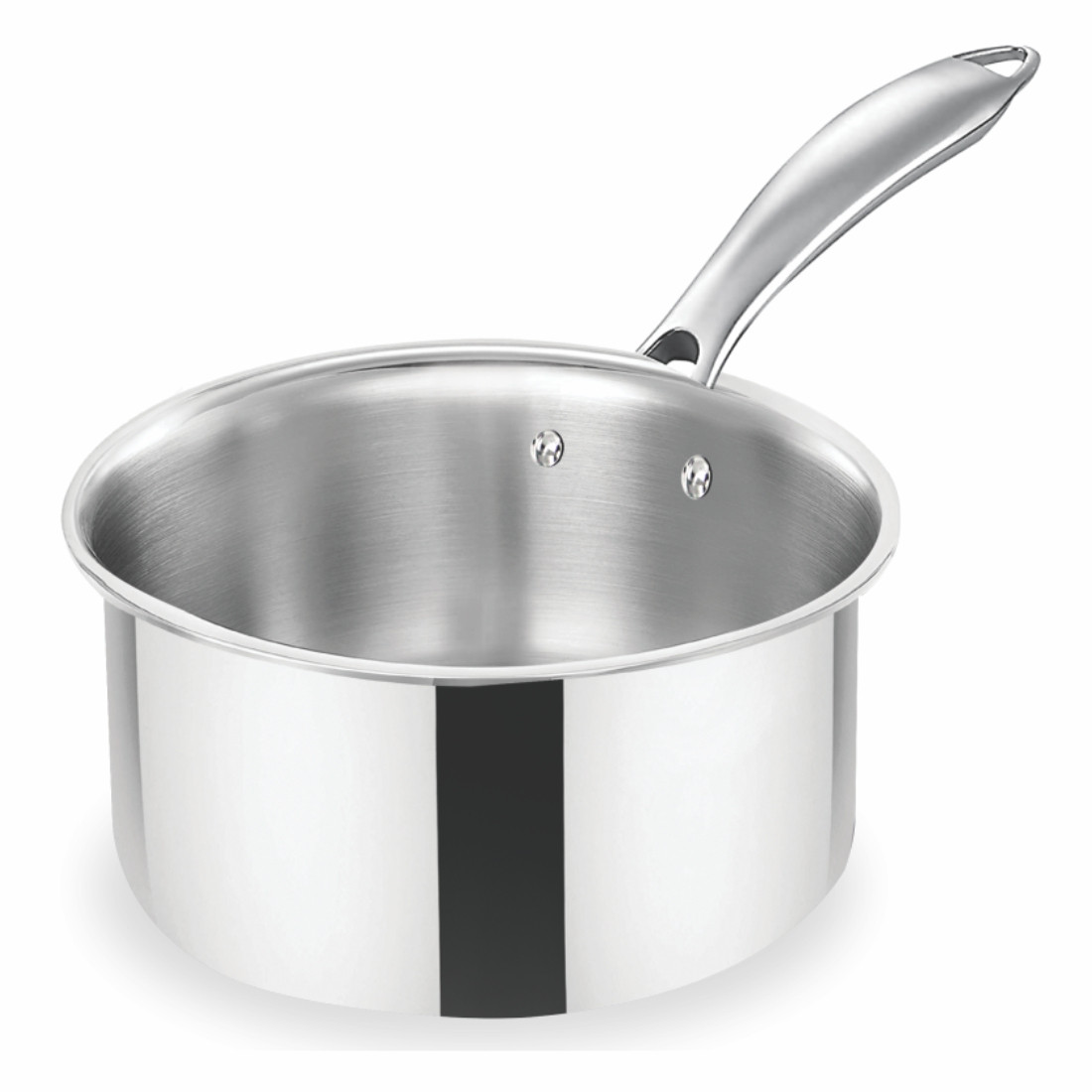 Baltra Sauce Pan BTP 220 Triply SS Cookware – 18 cm