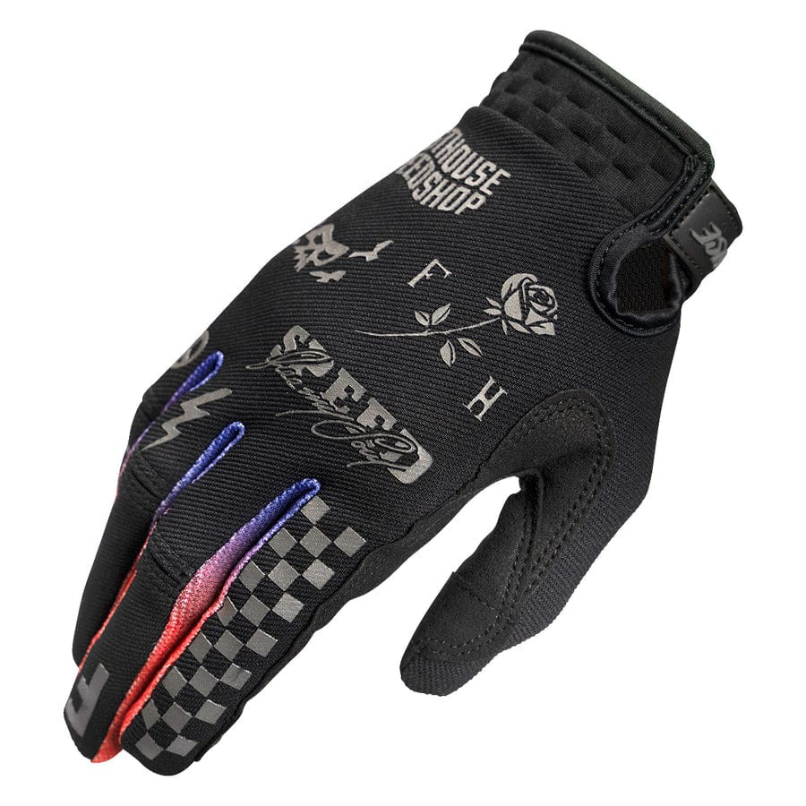 Foxpiast Motocross Riding Gloves – Full Finger (Printed Design)