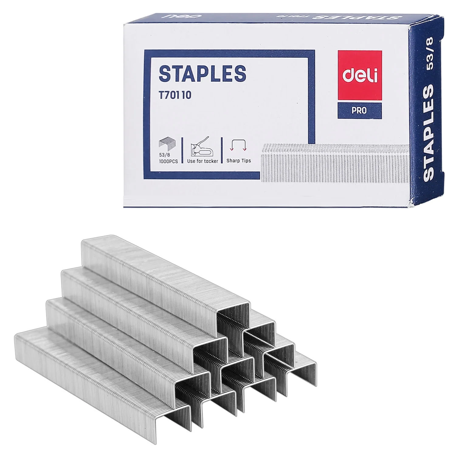 Deli ET70110 Stapler Pins for Gun Tacker