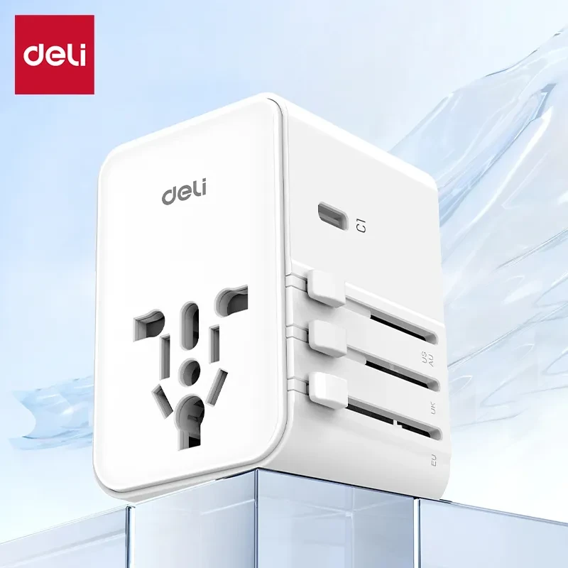 Deli 70W Travel Adaptor ET768
