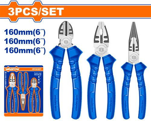 Wadfow 3 Pcs Pliers Set WPS0623
