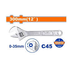 Wadfow 300mm (12") Adjustable Wrench WAW1112