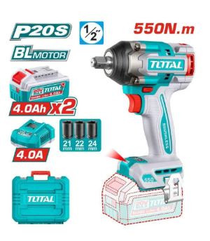 Total 20V Cordless Impact Wrench TIWLI2055