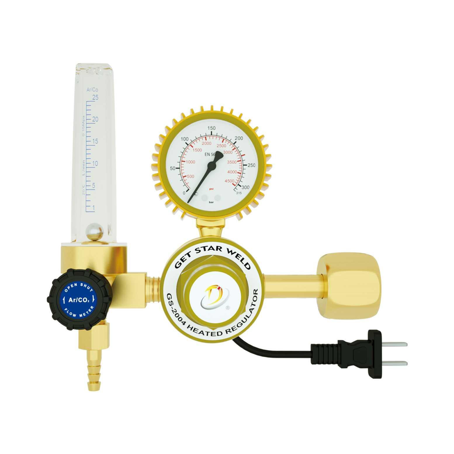 GET STAR WELD GS-2004 CO2 Heated Regulator
