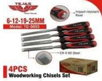Tejas 4pcs Set Wood Chisel TG-0055