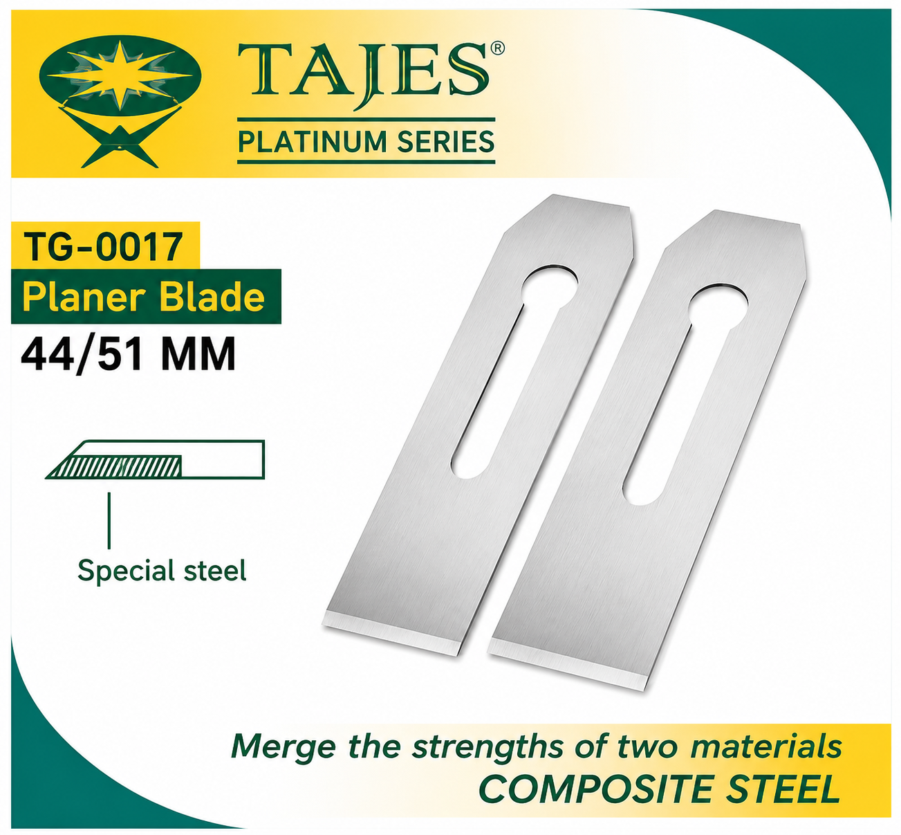 Tejas BLADE FOR JACK PLANE Platinum Series TG-0017