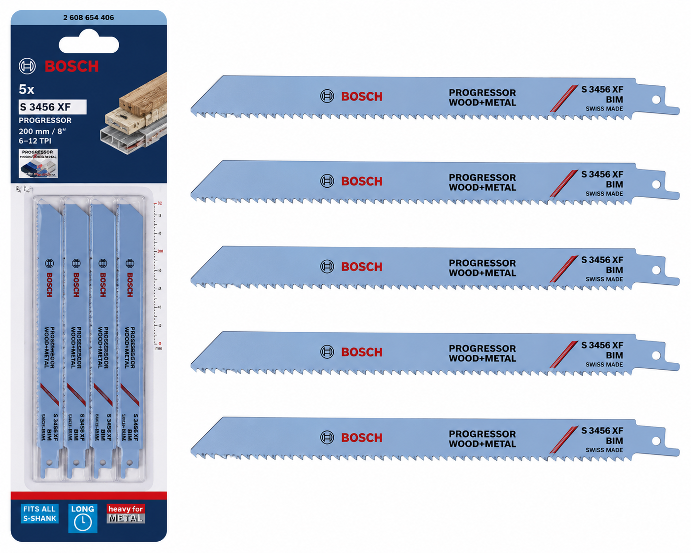 Bosch S 3456 XF Saw Blade Set