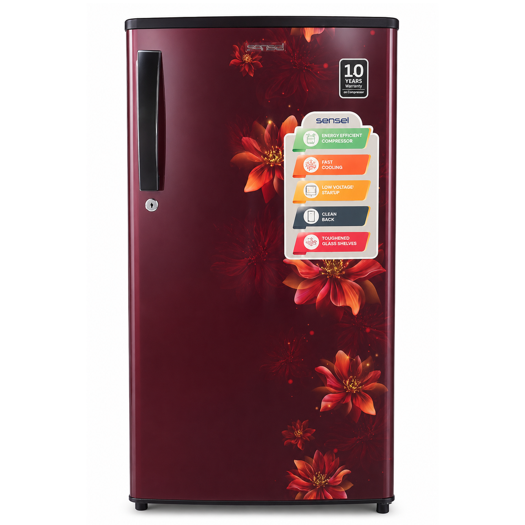 Sensei 180 Liter Single Door Refrigerator SRF190KW03
