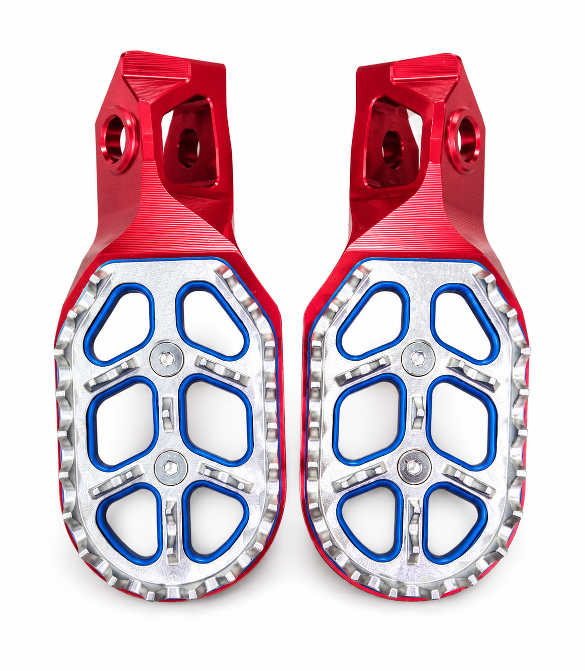 MX-style CNC Aluminum Motorcycle Footpegs