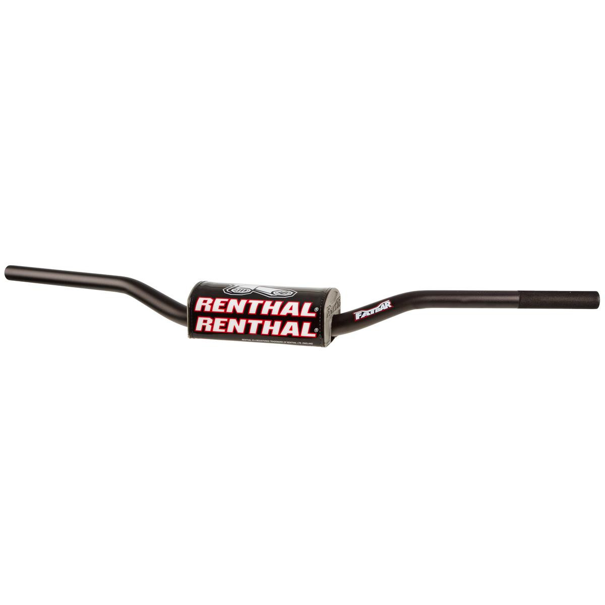 Renthal Aluminum Motorcycle Handlebar with Crossbar Pad
