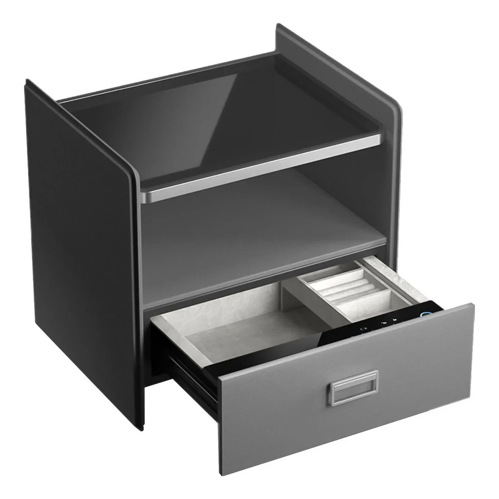 Deli Bedside Table with Safe AE300