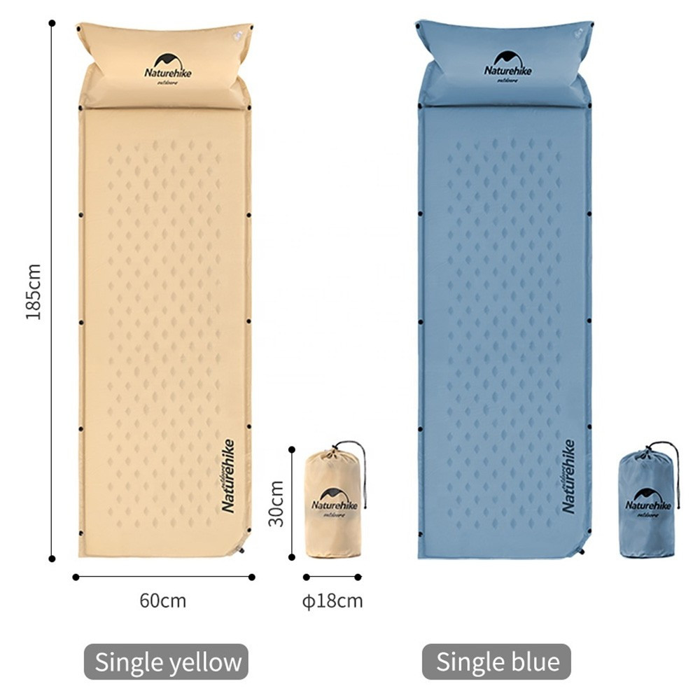 Naturehike Wide Air Spliced Sleeping Mat With Cushion -79