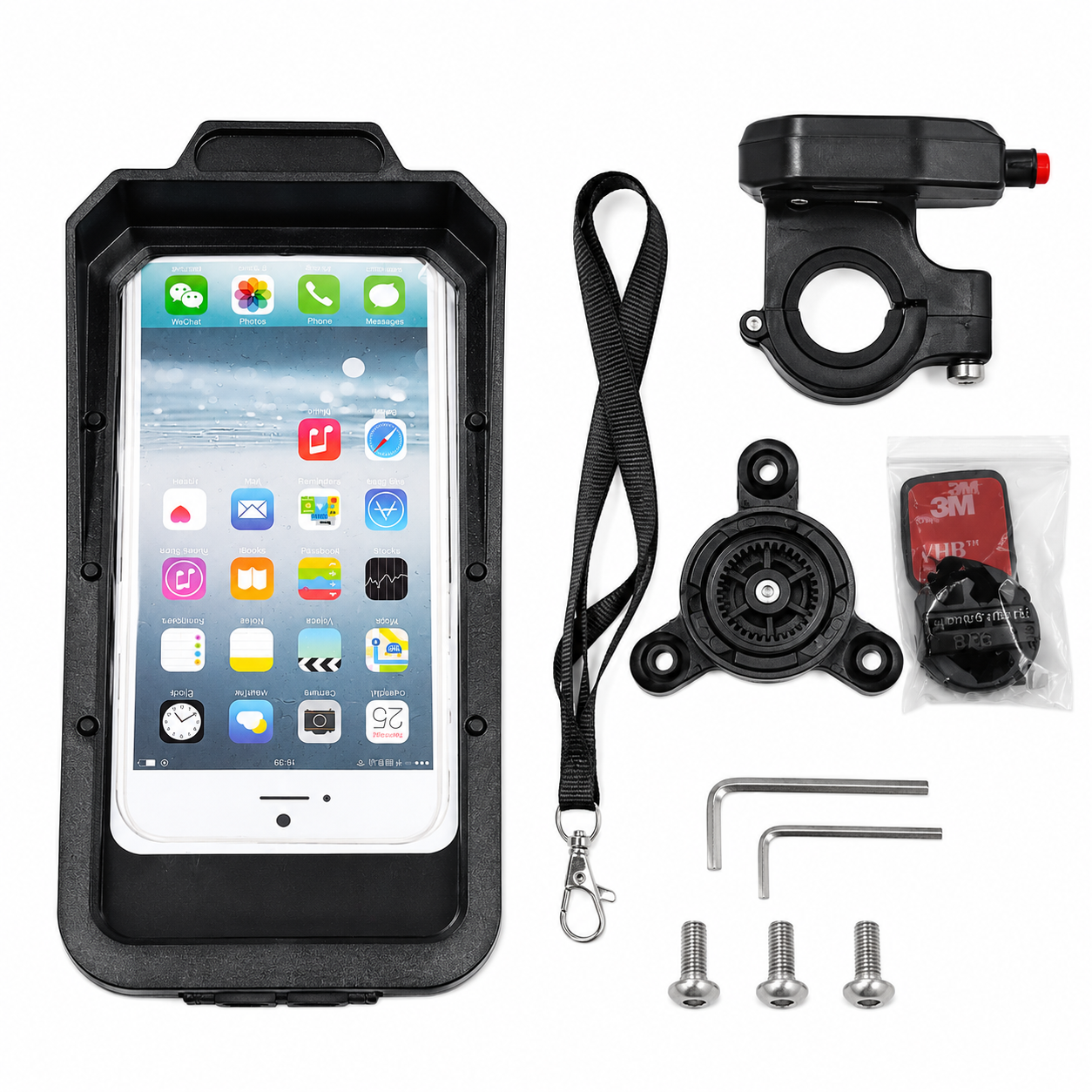 Universal Waterproof Handlebar Mobile Phone Mount Holder