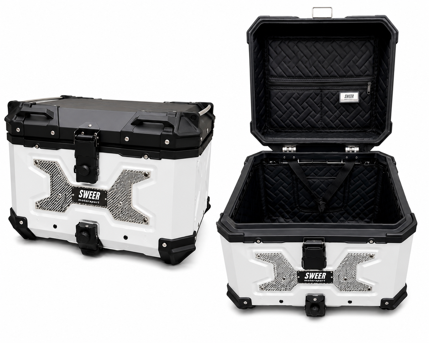 SWEER Aluminum Motorcycle Top Box