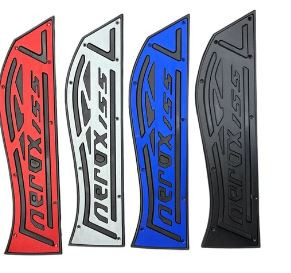 Yamaha Aerox 155 CNC Alloy Anti-Slip Footboard Matting Set