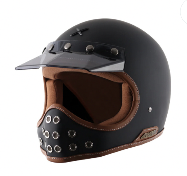 Axor Retro Moto X classic helmet